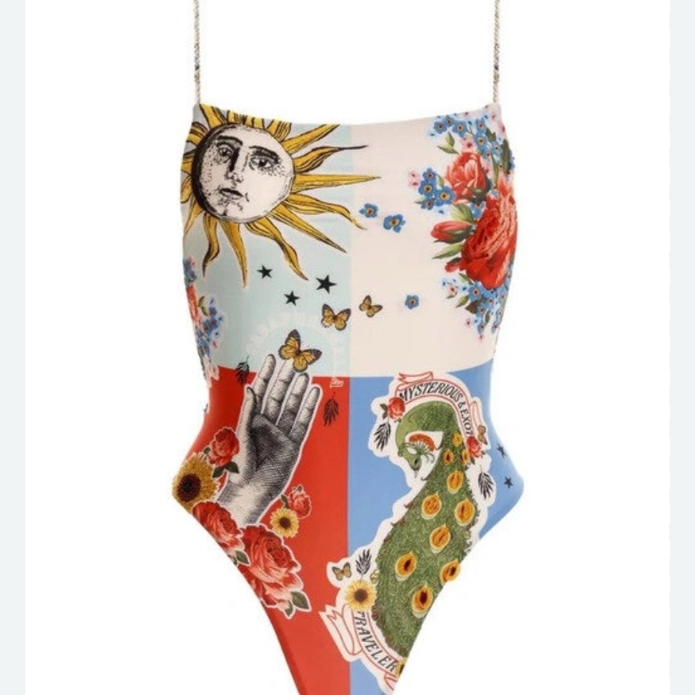 Agua Bendita Women’s one piece swimsuit - Kali embellished one piece